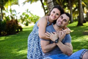 Happy couple after PRP therapy in Kendall, FL